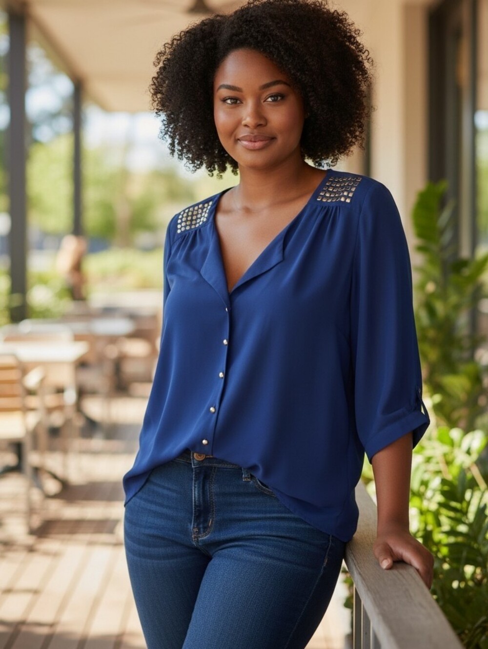 🌷Womans RW & CO. dress shirt.